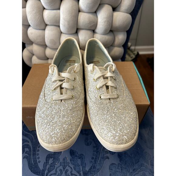 Keds x Kate Spade NY Champion Glitter Size 10/EU 41 NWT - Picture 3 of 6